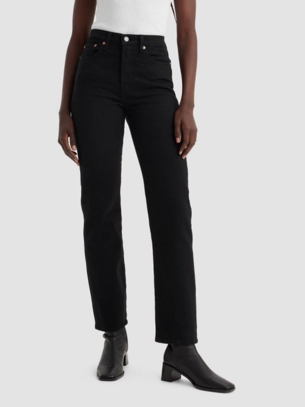 Levi's Black Straight-Leg Women's Jeans
